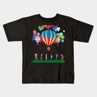 ballon's festival funny art Kids T-Shirt